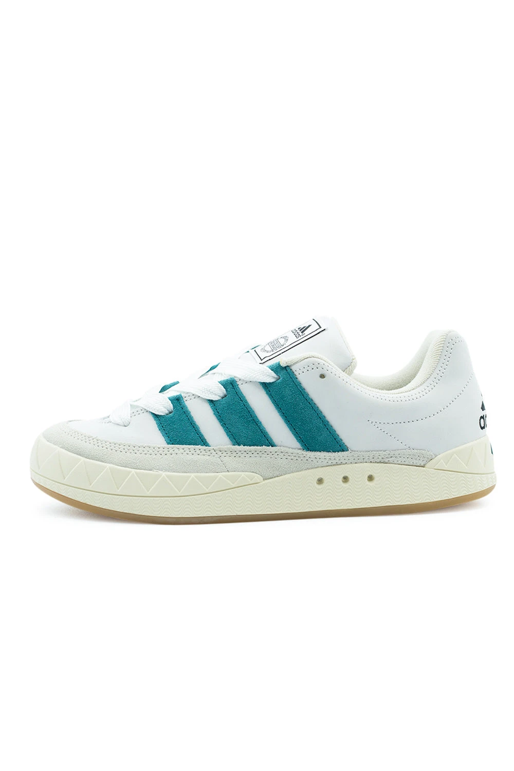 Adidas Adidas Adimatic Shoe Cloud White / Legacy Teal / Aluminium 3 Adidas Adidas Adimatic Shoe Cloud White / Legacy Teal / Aluminium