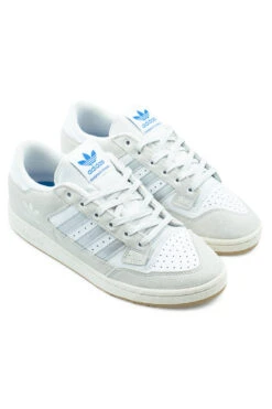 Adidas Adidas Centennial 85 Low ADV Shoe Crystal White / Matte Silver / Cloud White -Skate Verkauf adidas centennial 85 low adv shoe crystal white matte silver cloud white 04