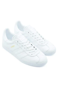 Adidas Adidas Gazelle Shoe Cloud White / Cloud White / Gold Metallic -Skate Verkauf adidas gazelle shoe cloud white cloud white gold metallic 04