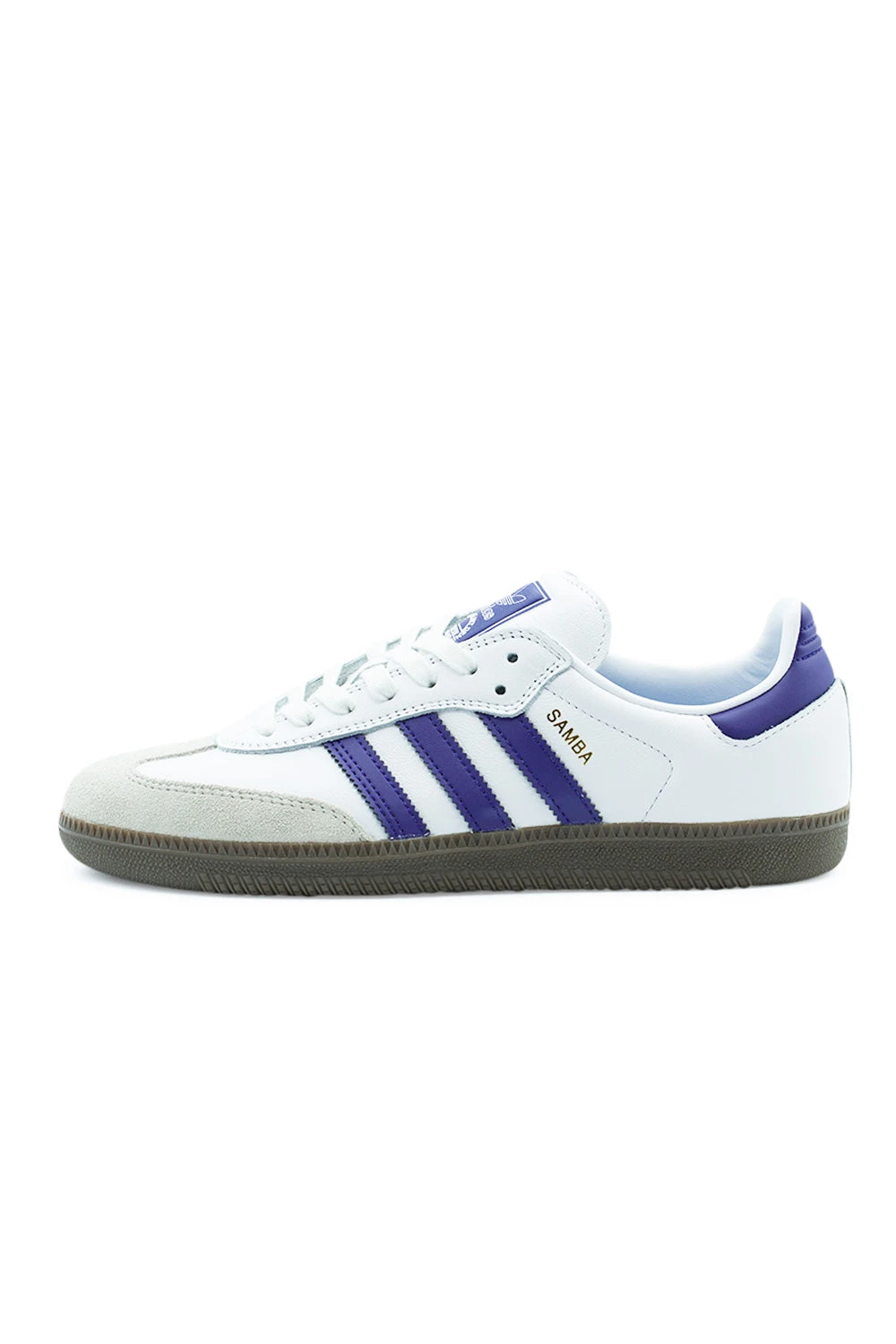 Adidas Adidas Samba ADV Shoe Cloud White / Collegiate Purple / Gold Metalic 3 Adidas Adidas Samba ADV Shoe Cloud White / Collegiate Purple / Gold Metalic