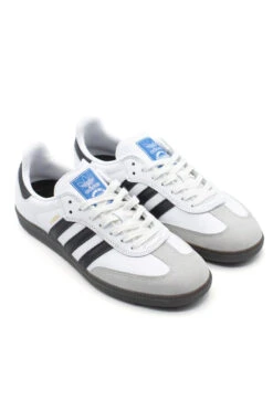 Adidas Adidas Samba ADV Shoe Cloud White / Core Black / Gum -Skate Verkauf adidas samba adv shoe cloud white core black gum 04