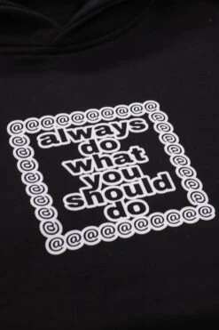 Always® Always Always ADWYSD Core Hoodie Black -Skate Verkauf always adwysd core hoodie black 03