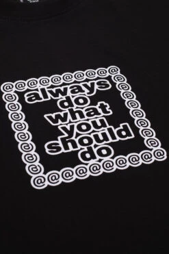 Always® Always Always ADWYSD Core T-Shirt Black -Skate Verkauf always adwysd core t shirt black 03
