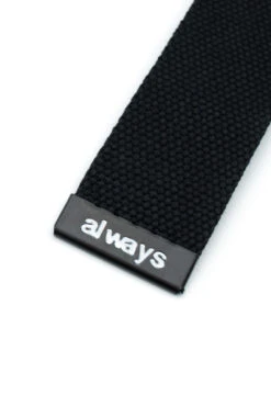 Always® Always Always Embossed @Sun Canvas Belt Black -Skate Verkauf always embossed sun canvas belt black 03