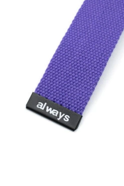 Always® Always Always Embossed @Sun Canvas Belt Purple 7 Always® Always Always Embossed @Sun Canvas Belt Purple -Skate Verkauf always embossed sun canvas belt purple 03