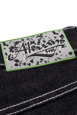 Always® Always Always Purple Label Heavy Duty Baggy Denim Black -Skate Verkauf always purple label heavy duty baggy denim black 06