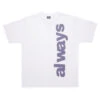 Always® Always Always Up Star T-Shirt White -Skate Verkauf always up star t shirt white 01