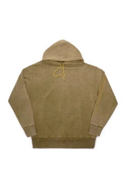 Aries Aries Acid Column Hoodie Olive