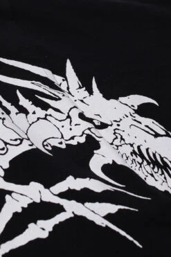 Aries Aries Acid Dragon Skeleton T-Shirt Black -Skate Verkauf aries arise acid dragon skeleton t shirt black 03