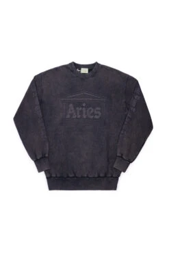 Aries Aries Aged Ancient Column Sweatshirt Black