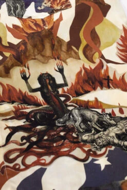 Aries Aries Cannibal Apocalypse Hawaiian Shirt Multi -Skate Verkauf aries arise cannibal apocalypse hawaiian shirt multi 04