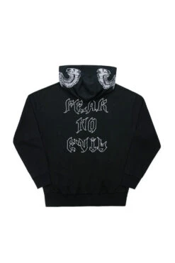 Aries Aries Fear No Evil Hoodie Black