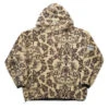 Aries Aries Floral Oversized Fleece Hoodie Ecru