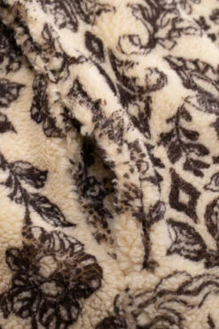 Aries Aries Floral Oversized Fleece Hoodie Ecru -Skate Verkauf aries arise floral oversized fleece hoodie ecru 03