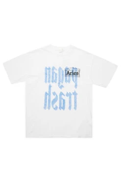 Aries Aries Pagan Trash Reverse T-Shirt White
