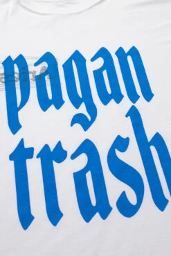 Aries Aries Pagan Trash Reverse T-Shirt White -Skate Verkauf aries arise pagan trash reverse t shirt white 04