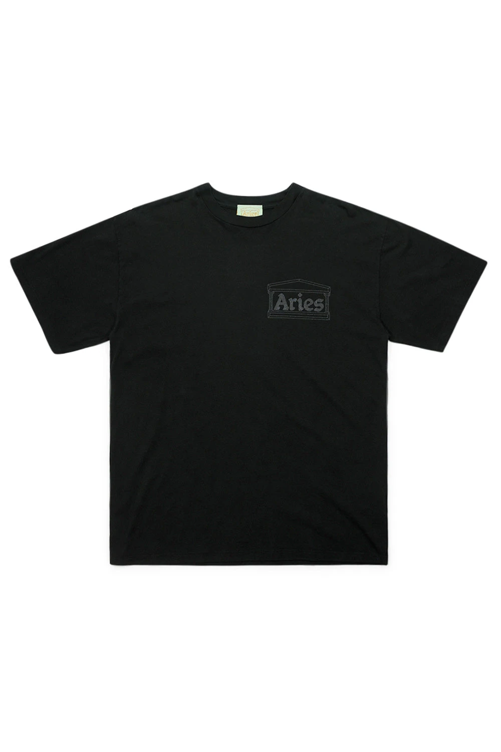 Aries Aries Temple T-Shirt Black 3 Aries Aries Temple T-Shirt Black