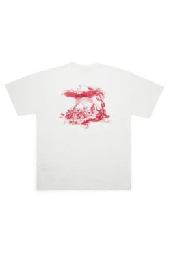 Aries Aries UFO Toile De Jouy T-Shirt Off White