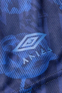 Aries Aries X Umbro Roses Football Shorts Blue -Skate Verkauf aries arise umbro roses football shorts blue 03