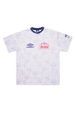 Aries Aries X Umbro White Roses Football Jersey White