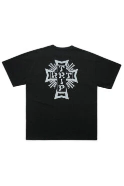 Aries Aries Vintage Lords Of Art Trip T-Shirt Black