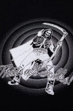 Aries Aries That's All Folks T-Shirt Black -Skate Verkauf aries thats all folks t shirt black 03