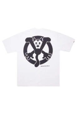 Babylon LA Babylon LA X Felix The Cat No Peace Felix T-Shirt White