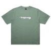 Baglady Supplies Baglady Bootleg Throw Up T-Shirt Sage Green