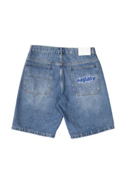 Baglady Supplies Baglady Denim Warp Shorts Acid Wash