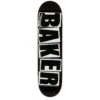Baker Skateboards Baker Brand Logo Deck 8,25" (O.G. Shape Black / White) -Skate Verkauf baker brand logo deck og shape black white 01