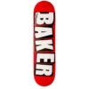 Baker Skateboards Baker Brand Logo Deck 8,25" (O.G. Shape Red / White)