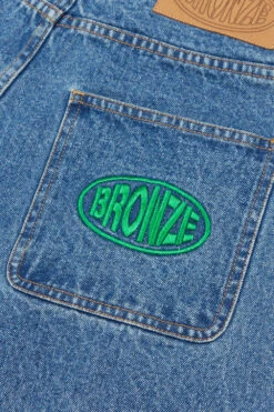 Bronze 56K Bronze 56K Denim Jorts Blue -Skate Verkauf bronze 56k denim jorts blue 03