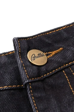 Butter Goods Butter Goods Baggy Denim Short Washed Black -Skate Verkauf butter goods baggy denim short washed black 04