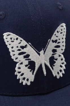 Bye Jeremy Bye Jeremy Butterfly 6 Panel Cap Navy -Skate Verkauf bye jeremy butterfly 6 panel cap navy 03