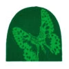 Bye Jeremy Bye Jeremy Butterfly Beanie Green -Skate Verkauf bye jeremy butterfly beanie green 01