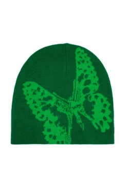 Bye Jeremy Bye Jeremy Butterfly Beanie Green