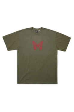 Bye Jeremy Bye Jeremy Butterfly T-Shirt Army