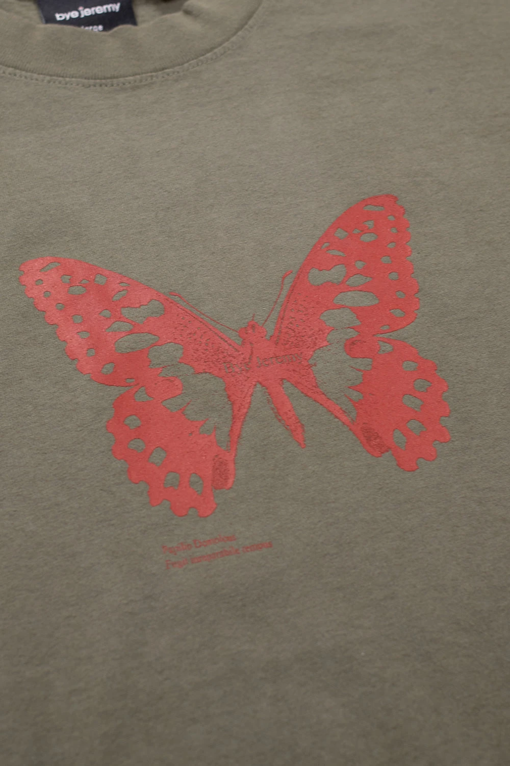 Bye Jeremy Bye Jeremy Butterfly T-Shirt Army 4 Bye Jeremy Bye Jeremy Butterfly T-Shirt Army – Bild 2