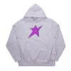 Carpet Company Carpet Company C-Star Hoodie Heather Grey (Purple Embroidery)