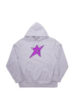 Carpet Company Carpet Company C-Star Hoodie Heather Grey (Purple Embroidery)