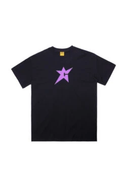 Carpet Company Carpet Company C-Star T-Shirt Black (Purple Print)