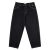 Dime Dime Classic Baggy Denim Pants Black Washed (White Seams) -Skate Verkauf dime classic baggy denim pants black washed white seams 01