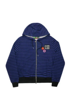 Fuck This Industry Fuck This Industry Challenges Stripe Zip Up Hoodie Purple