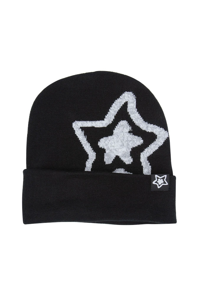 Skate Verkauf -Skate Verkauf kyota umeki reflective star beanie black 01 1