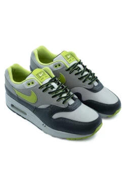 Nike SB Nike X HUF Air Max 1 SP Shoe Anthracite / Pear / Medium Grey -Skate Verkauf nike huf air max 1 sp shoe anthracite pear medium grey 04