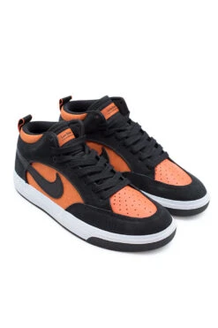 Nike SB Nike SB React Leo Shoe Black / Black / Orange -Skate Verkauf nike sb react leo shoe black black orange 04