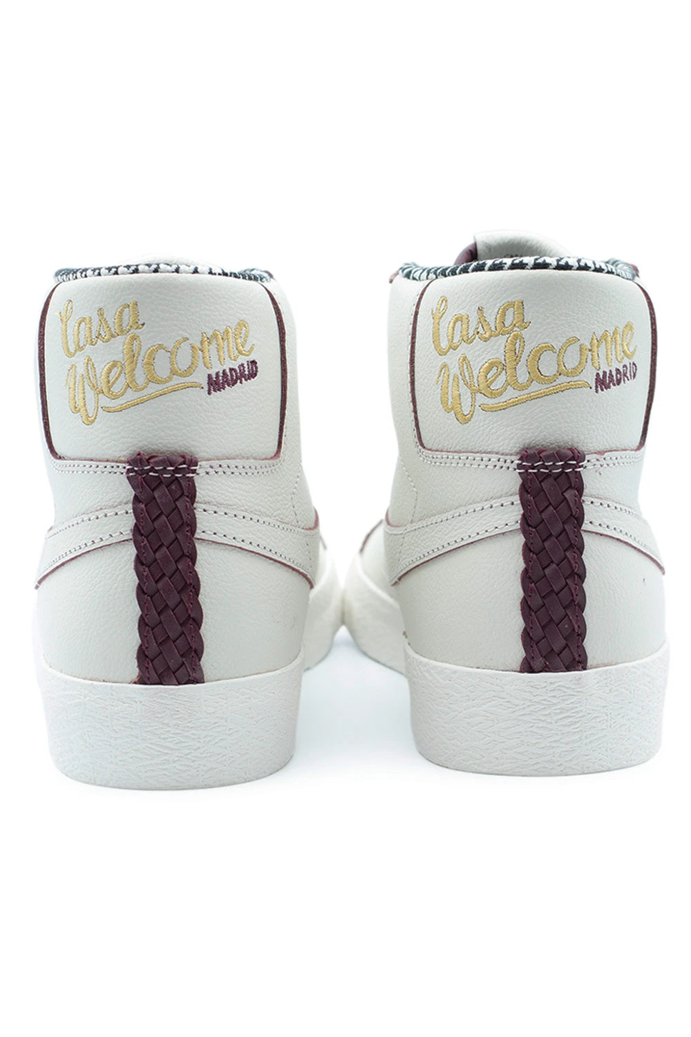 Nike SB Nike SB X Welcome Madrid Zoom Blazer Mid QS Shoe Sail / Dark Beetroot / White 5 Nike SB Nike SB X Welcome Madrid Zoom Blazer Mid QS Shoe Sail / Dark Beetroot / White – Bild 3