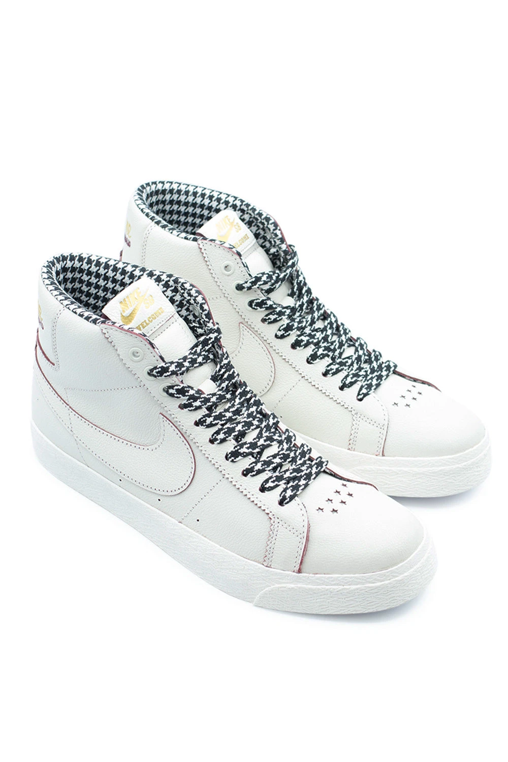 Nike SB Nike SB X Welcome Madrid Zoom Blazer Mid QS Shoe Sail / Dark Beetroot / White 6 Nike SB Nike SB X Welcome Madrid Zoom Blazer Mid QS Shoe Sail / Dark Beetroot / White – Bild 4