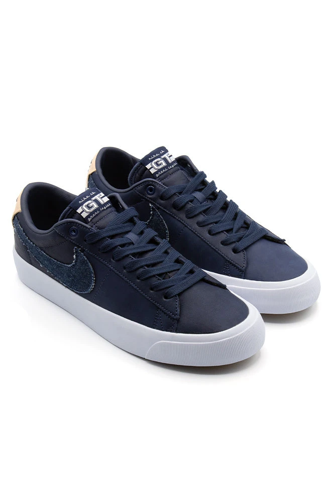 Nike SB Nike SB Zoom Blazer Low Pro GT PRM Shoe Midnight Navy / Midnight Navy 6 Nike SB Nike SB Zoom Blazer Low Pro GT PRM Shoe Midnight Navy / Midnight Navy – Bild 4