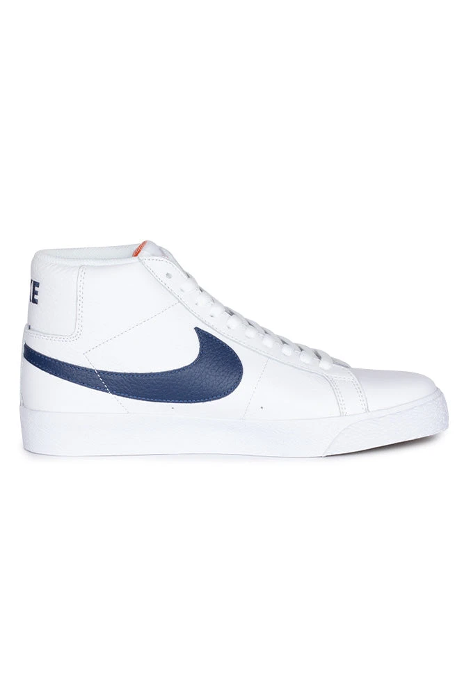 Nike SB Nike SB Zoom Blazer Mid ISO Shoe (Orange Label) White / Navy / White / Safety Orange 8 Nike SB Nike SB Zoom Blazer Mid ISO Shoe (Orange Label) White / Navy / White / Safety Orange – Bild 6